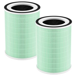 2 Pack True HEPA H13 KILO Pet Filter, Compatible with Afloia KILO, KILOPLUS, KILOPRO, MIRO,MIRO PRO and MORENTO MR-Kilo, Kalo Air Pur ifier, 360° 4-Stage Filtration, Green