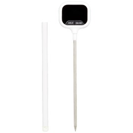 Pearl Metal D-6478 HAKARI Digital Thermometer, White, LED Measuring