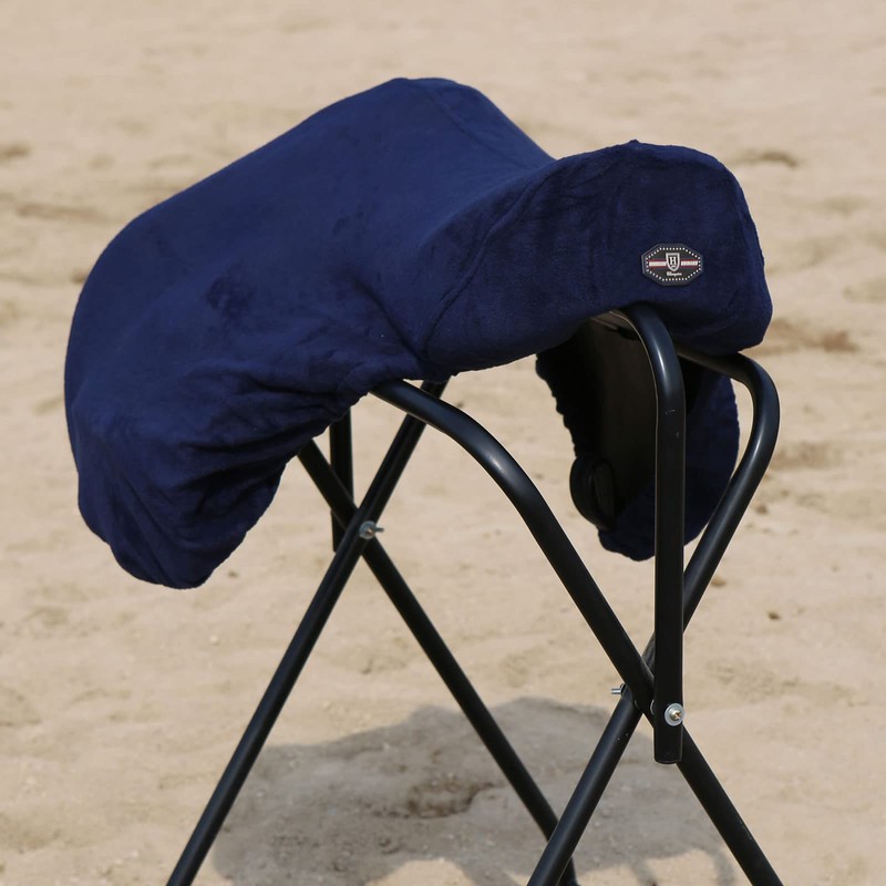 Harrison Howard Essential Fleece Horse Saddle Cover for Dressage Horse