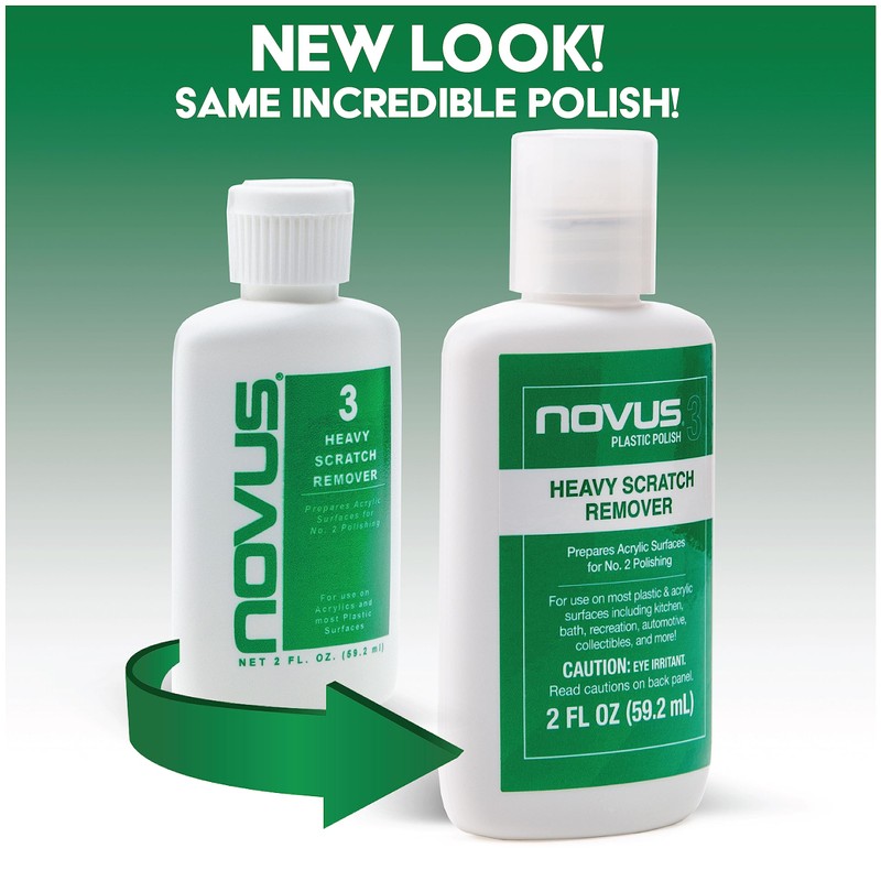 NOVUS 7082 | Heavy Scratch Remover #3 | 8 Ounce