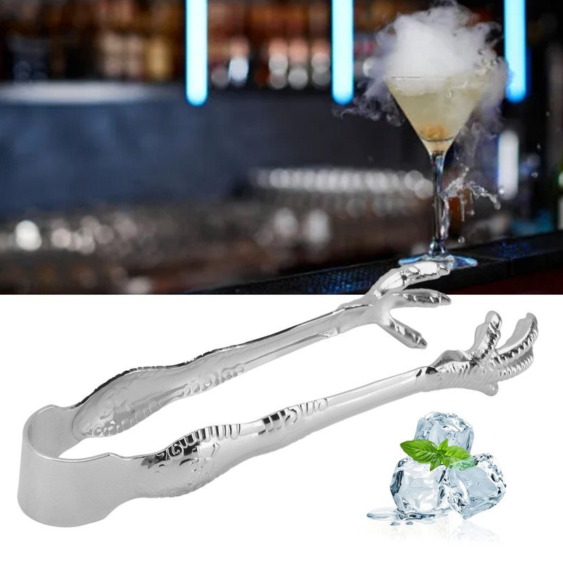 Claw Style Ice Tong Stainless Steel Hand Polished Eagle Claw