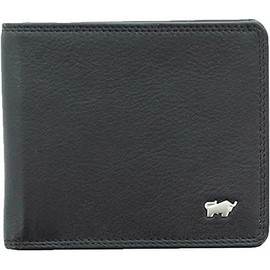 BRAUN BÜFFEL Golf 2.0 Card Holder with Money Clip - Genuine Leather Card Holder - 8 Card Slots, black, Classic