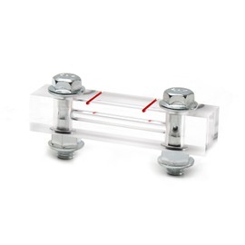 Othmro 1Pcs XYW-60 Flowmeter Acrylic Plexiglass Level Gauge Oil, Water, Liquid Level Display Flowmeters for Machinery, Power, Metallurgy, Shipping, Construction