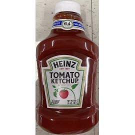Heinz Tomato Ketchup VALUE BULK Size Bottle Tub 64 oz - 4 Lbs - FREE SHIP NEW