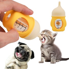 YeulYuuri Puppy Bottles for NursingKitten Bottles for NursingPet Feeding Bottle(Yellow- 20ml)