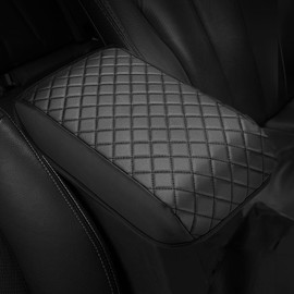 JOYTUTUS Center Console Cover Compatible with 2010-2024 4Runner, Leather Arm Rest Armrest Cover for Car, Durable Middle Console Cover, Car Arm Rest Cover Replacement