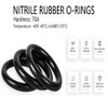 Othmro 10pcs O-Rings Seal Rubber Washers, 75mm OD 70.2mm ID