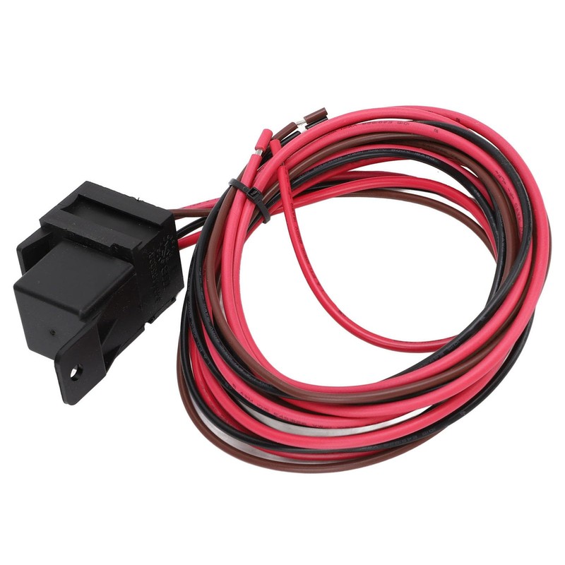 Electric Fan Thermostat Control Relay Cable Set, Adjustable Stainless Steel