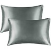 Luxury Silky Satin Pillowcase for Hair and Skin, 2-Pack -