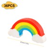 Lotsdonxia 36 Pcs Rainbow Cloud Shaped Erasers – Fun and