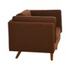 Creative Co-Op Atley High Sided Armchair Sofas, Vintage Brown