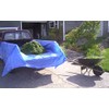 8' x 10' Foremost Tarp 80810 Blue Cut Size Blue