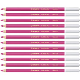 STABILO 1400/335"Carb0thello Chalk-Pastel" Colouring Pencil - Magenta (Pack of 12)