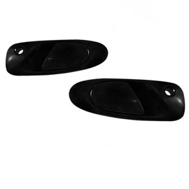 For Honda Del Sol 1993 94 95 96 1997 Door Handle Driver and Passenger Side | Pair | Front | Outer | Black | 72180SR3J02ZD, 72140SR3J02ZD | HO1310122, HO1311122