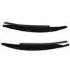 2Pcs/Set Front Headlight Eyebrow Eyelid Strips Cover Trim Glossy Black