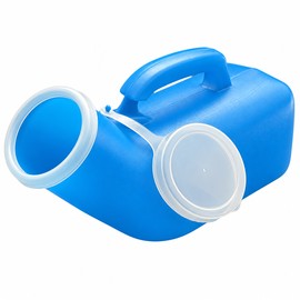 Male External Urine Collector Bottle with Lid for Personal Bathroom and Bedside Use