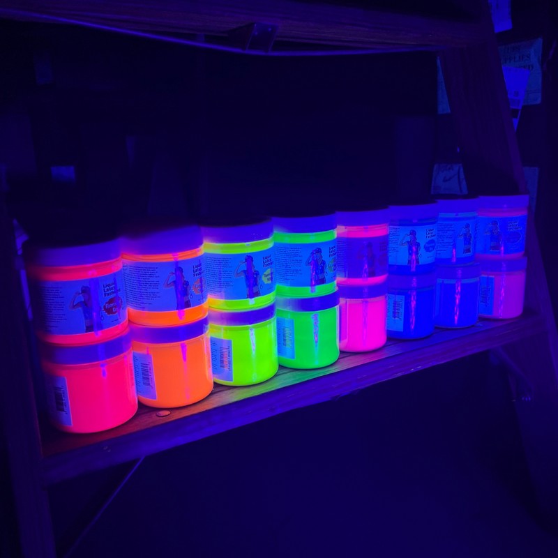 Liquid Latex Fluorescent Orange Liquid Latex Body Paint - 32
