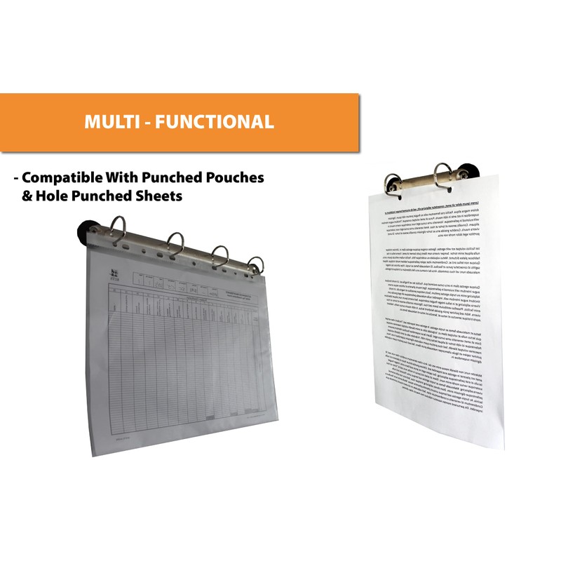 2 Ring Magnetic Ring Binder Mechanism - 25mm D Shaped