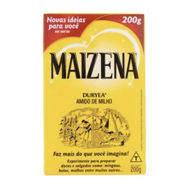 Amido de Milho Brasileiro Maizena 200g | Pack of 3x200g | Brazilian Corn Starch + Silicone Bracelet Souvenir | Brazil in Texas | Bundle