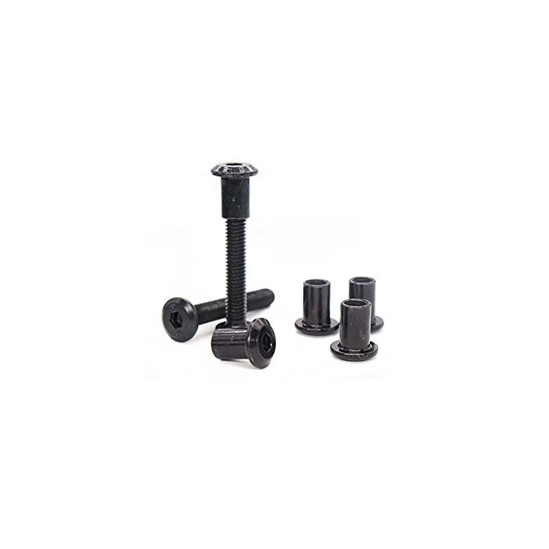 binifiMux 10-Pack M6 x 40mm Black Socket Cap Screws Barrel