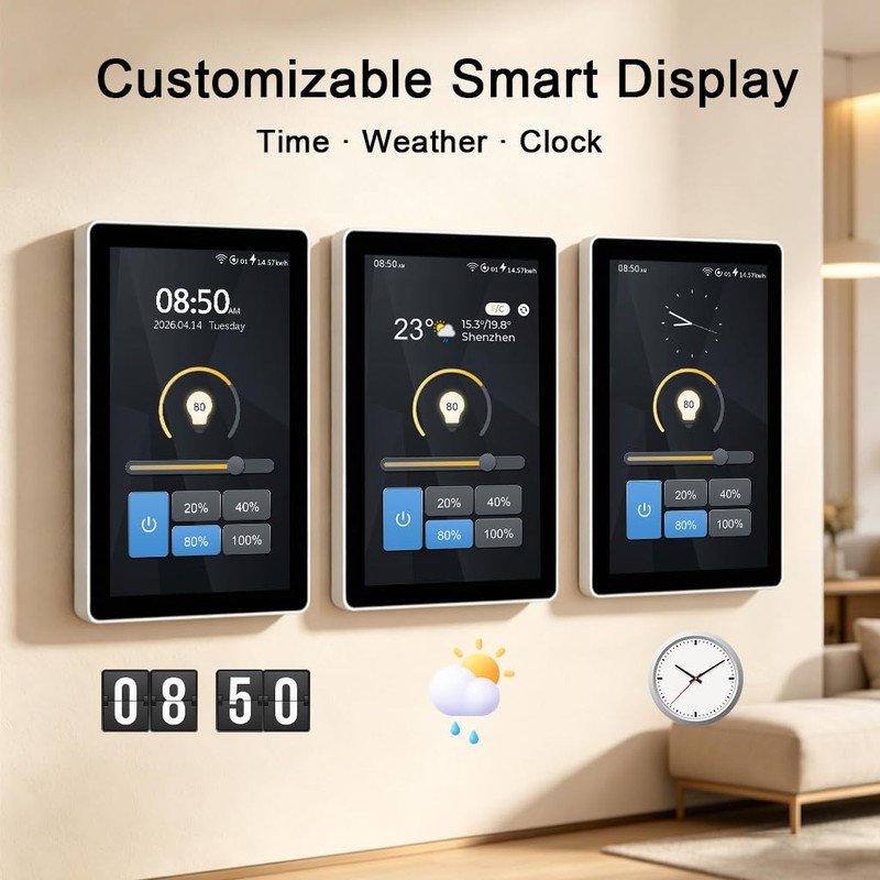 LANBON L10 Smart Dimmer Switch with 4.5" LCD Touch Screen,