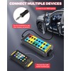 OBD2 Breakout Box, Multi-Protocol Line Detection Supported, Professional 16-Pin OBDII
