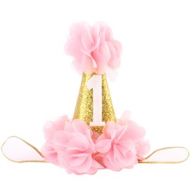 Golden Swallow 1st birthday Headband Baby First Birthday Hat Party Wear