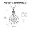 Compass Urn Necklace for Ashes Stainless Steel Cremation Jewelry Memorial