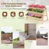 Giantex Raised Garden Bed, Vertical Planter with Storage Shelf, 3