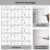 476 Numbers,1-inch 0-9 Peel and Stick Small Number Stickers for