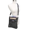 Roma Leathers Multi Pocket Body Purse - Deep Main Compartment,