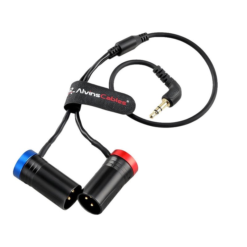Alvin's Cables 3.5mm TRS to Dual XLR Male Y Splitter