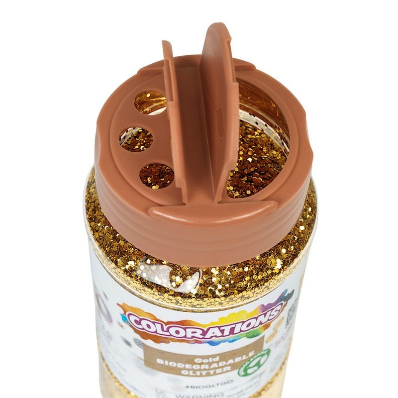 Colorations Gold Biodegradable Glitter 4oz
