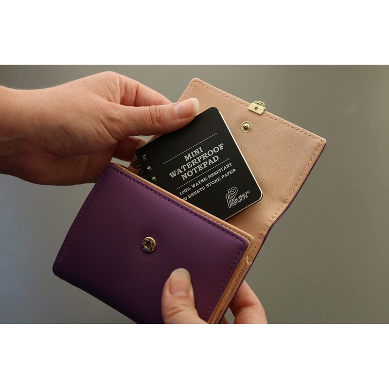 Polymath Products Mini Waterproof Notepad – 100% water-resistant stone paper