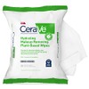 CeraVe Hydrating Facial Cleansing Makeup Remover Wipes Plant Based Face