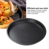 2Pcs Non Stick Pizza Pan Deep Thickened Carbon Steel Baking