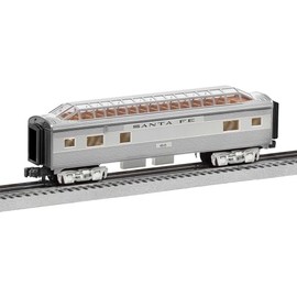 Lionel Santa Fe Full Vista Dome Passenger O Gauge Model Train Car