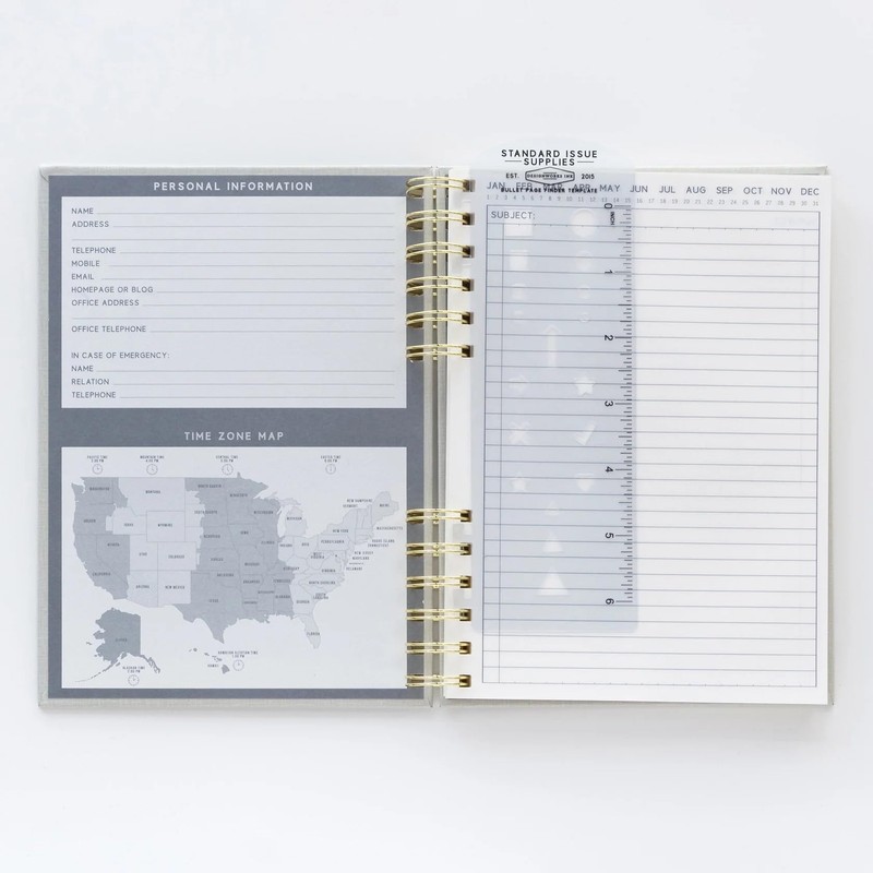 DesignWorks Ink Standard Edition No.12 Dusty Pink Undated Planner, Notebook,