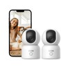 ZOSI 2K Indoor Pan/Tilt Security Camera, 2 Pack 2.4G/5G Dual-Band