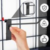 Ntwoiee Gridwall Hooks 4 Inch,12Pcs Display Hooks for Grid Wall,