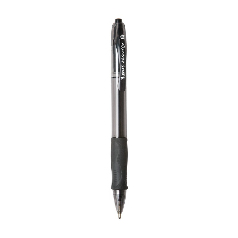 BIC Velocity Bold Ball Pen, 1.6mm, Black, 4ct (VLGBP41-Blk)