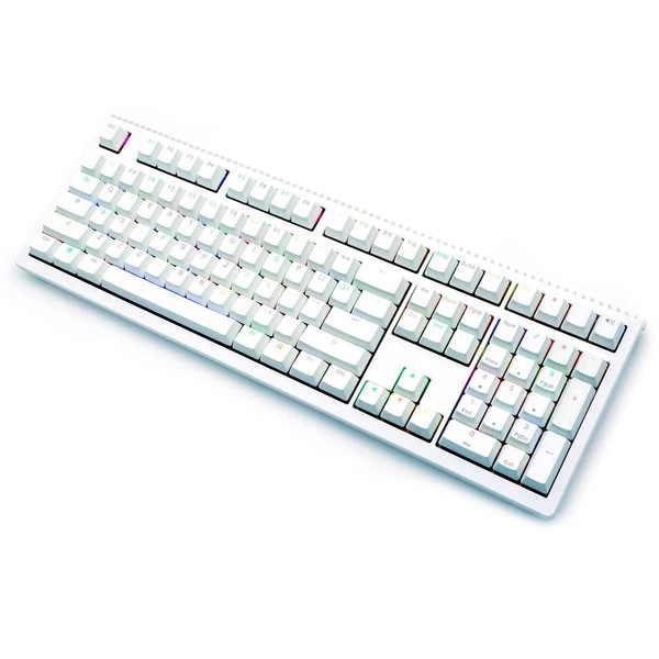 Ducky White Seamless Backlit 108 Key OEM Profile PBT Keycap