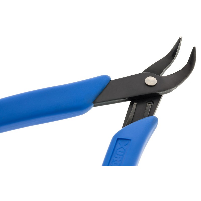 Xuron 486 Long Nose Pliers Curved 90° with Smooth Gripping