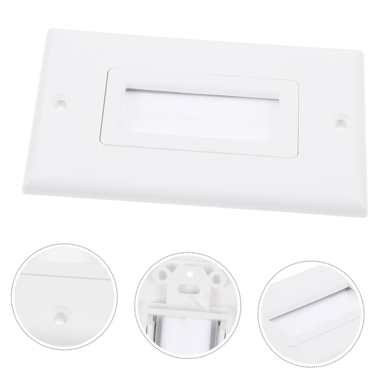 MERRYHAPY Cable Management for Wall Mount Tv Brush Wall Plate