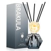 Brakula Reed Diffuser Set, 6.09 fl oz (180 ml)-Bamboo with