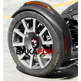 BAKAFOH Aluminum Axle Caps & Wheel Bearing Covers for Can Am Ryker 600 900 Rally Edition Sport Ace 2019-2025 Wheel Bearing Protectors Dust Cover Caps Accessories