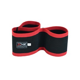 EVO Fitness Gym Bench Press Slingshot Push up Power Weight lifting Strength Workout Training (Small, Black/Red)