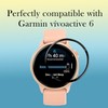 3 Pack for Garmin Vivoactive 6 Screen Protector, 3D Full