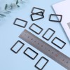 10 PCS Metal Buckle, 1 Inch Rectangle Ring Heavy Duty