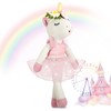 Shappy Christmas Unicorn Stuffed Animals 17 Inches Ballerina Doll Wool